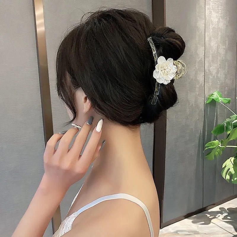 Jepit Rambut Korea premium jedai bunga wanita elegan model terbaru original import 11cm JD09#