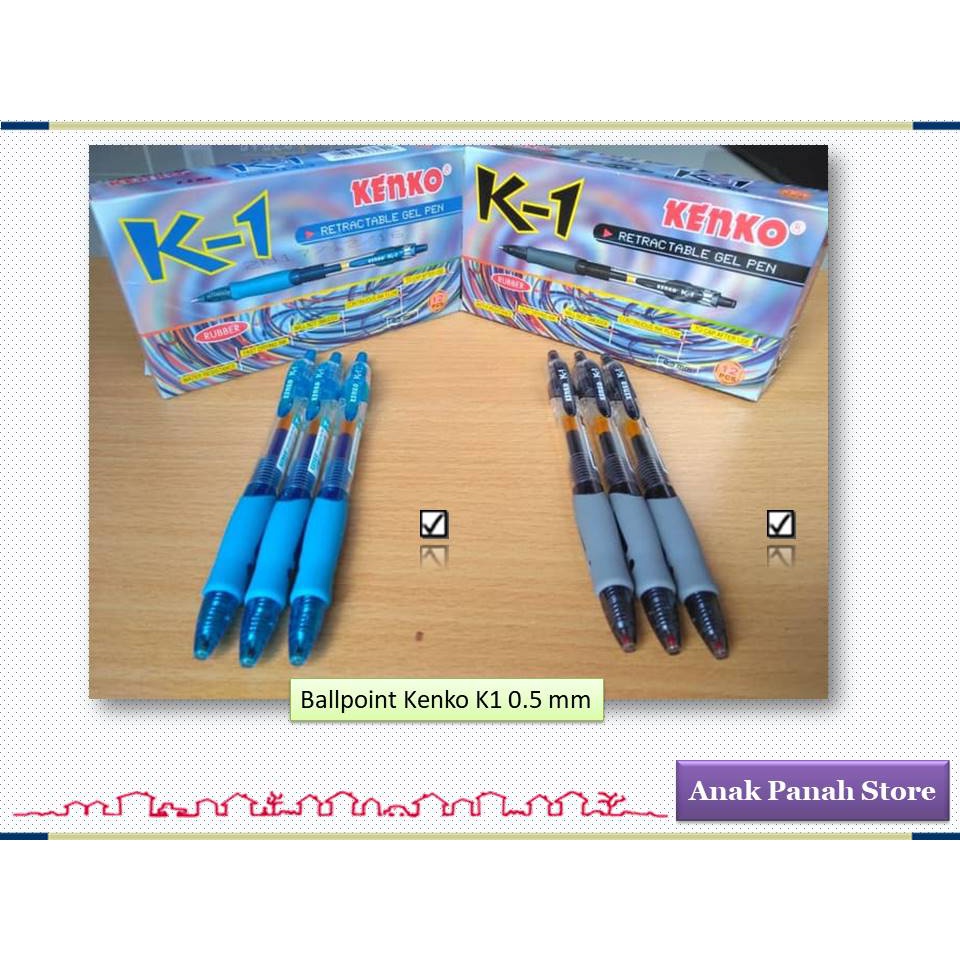 

Pen Gel Merk Kenko K1 ( Isi 12 buah )