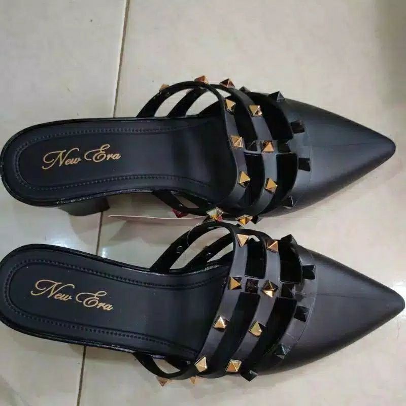 SEPATU WEDGES JELLY NEW ERA LB 13003 100% ORIGINAL
