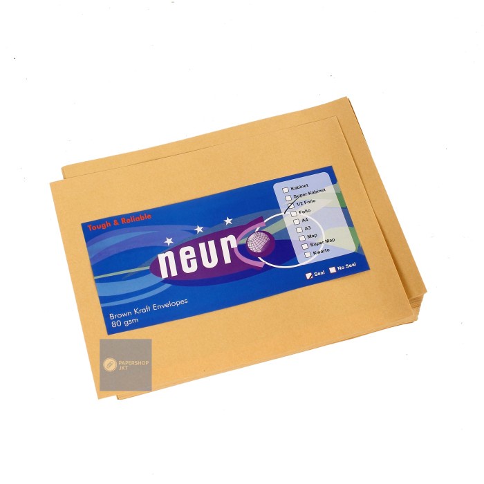 

Menyurat-Surat- Hot Promo!!! Amplop Coklat Ukuran 1/2 Folio Neuro ( 19 X 25 Cm ) Seal -Surat-