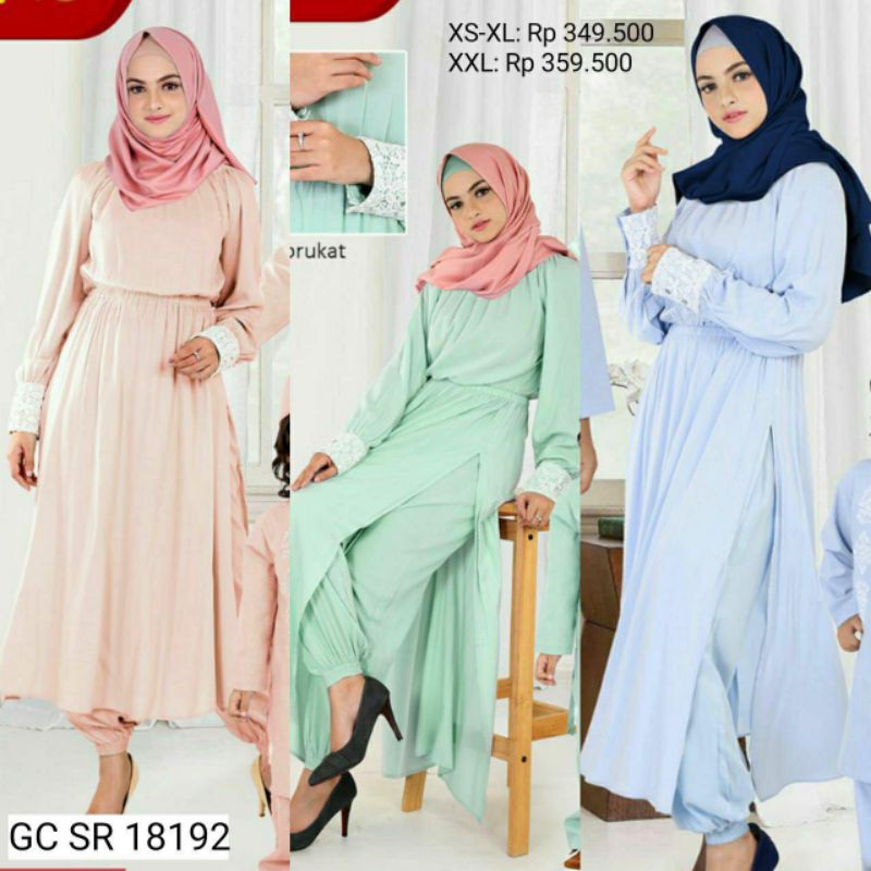 KEKE SETELAN GAMIS CELANA DEWASA GC SR 17182