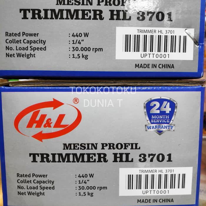 Mesin Profil Kayu Trimmer H&amp;L HL 3701