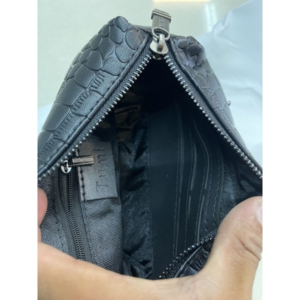 Clutch Tumi 66-4 leather Tas Tangan Card mirror pria/wanita