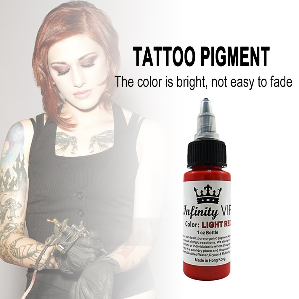 Tinta Tattoo/Ink Tato/Tato Sulam Tatto Ink/Pigment Tato-Hitam/Merah/Green