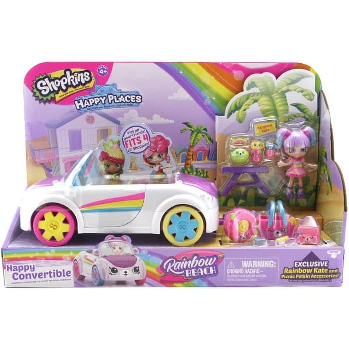 shopkins happy places convertible car