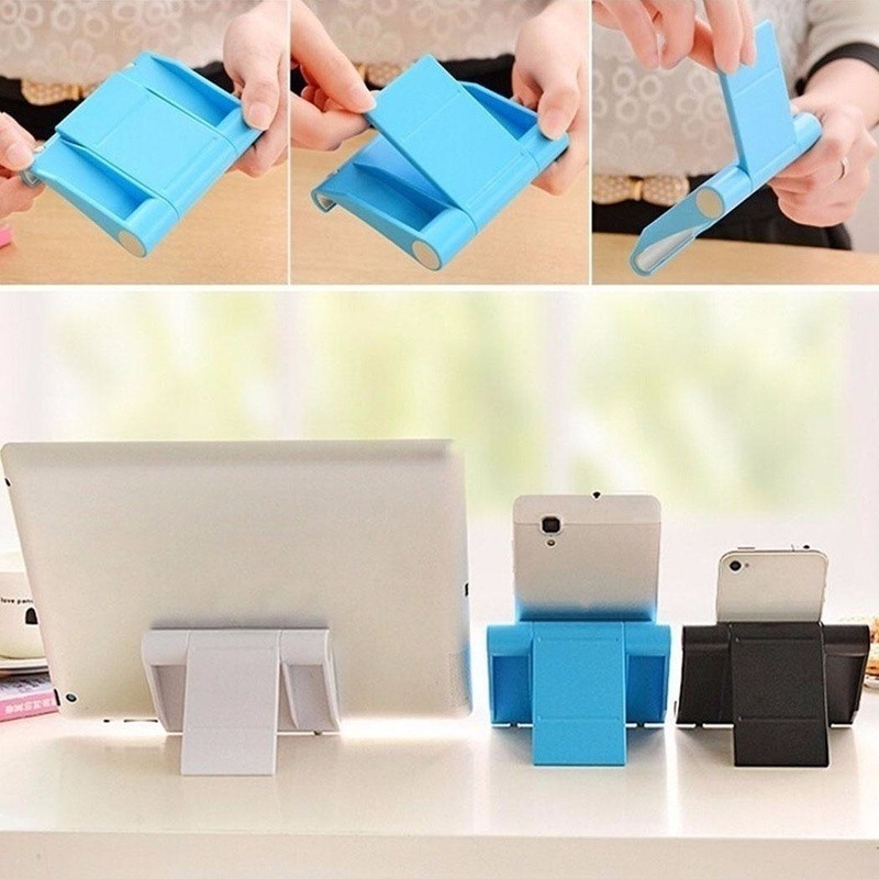 Bracket stand Holder Handphone / Tablet Model Lipat