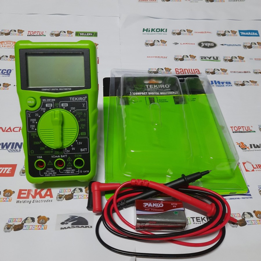 Compact Digital Multimeter / Multitester Digital TEKIRO