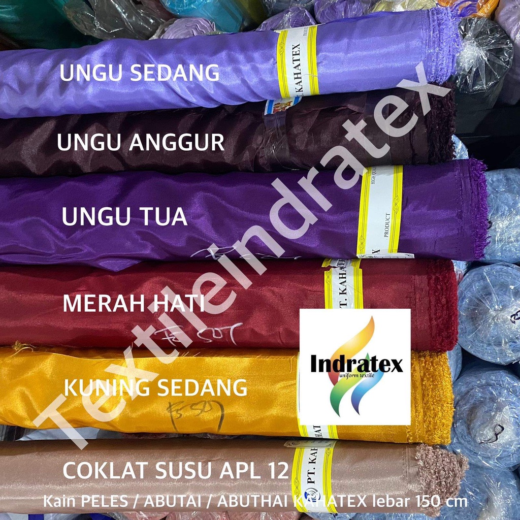 ( per setengah meter) kain PELES ABUTHAI ABUTAI KAHATEX meteran Lebar 150 cm bahan furing lapisan daleman baju tas dompet dekorasi dekor background foto backdrop bendera umbul umbul craft kerajinan tangan bando schrunchie tirai gorden horden hordeng