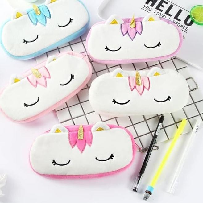 

Rumauma Pencil Case Unicorn Sleep Eye - Kotak Pensil Anak Lucu