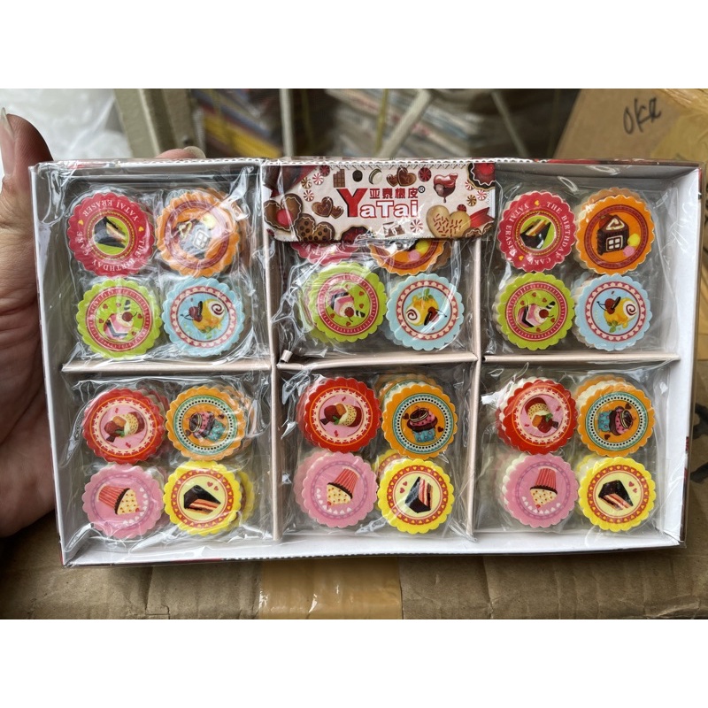 

penghapus pensil set isi 4 pc motif cake