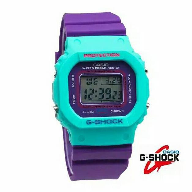 JAM TANGAN DIGITAL G-SHOCK DW 5600 KOMBINASI FREE BOX ANTI AIR DUAL COLOR