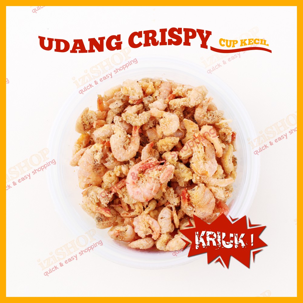 

UDANG CRISPY CUP KECIL Khas Bu Rudy