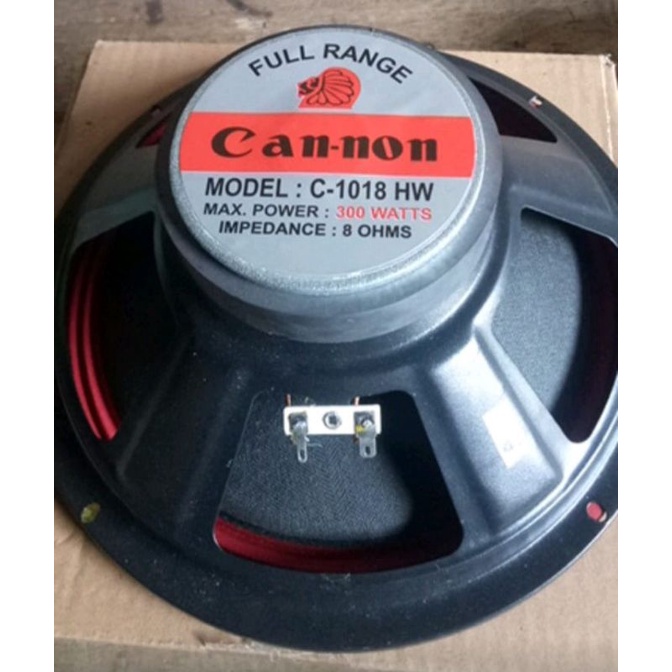 Speaker Cannon 10 Inch Full Range 300 Watt
