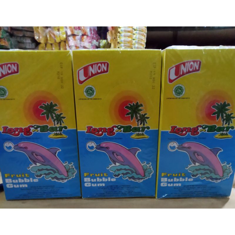 

permen karet longbar per box