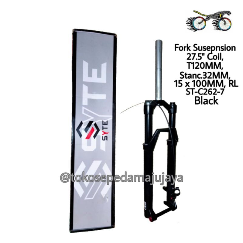 Fork Garpu syte 27.5 Remote Lock travel 120 TA 15 x 100 NON BOOST T120 Murah Berkualitas