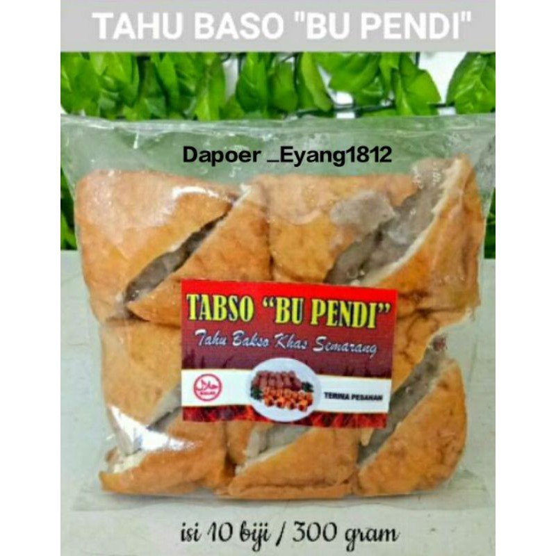 

TABSO (Tahu Bakso isi 10) Bu Pendi Semarang