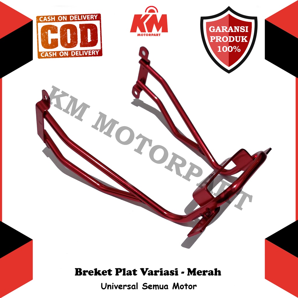 Breket Dudukan Plat Nomor Universal Motor Nmax Aerox Lexi Dll