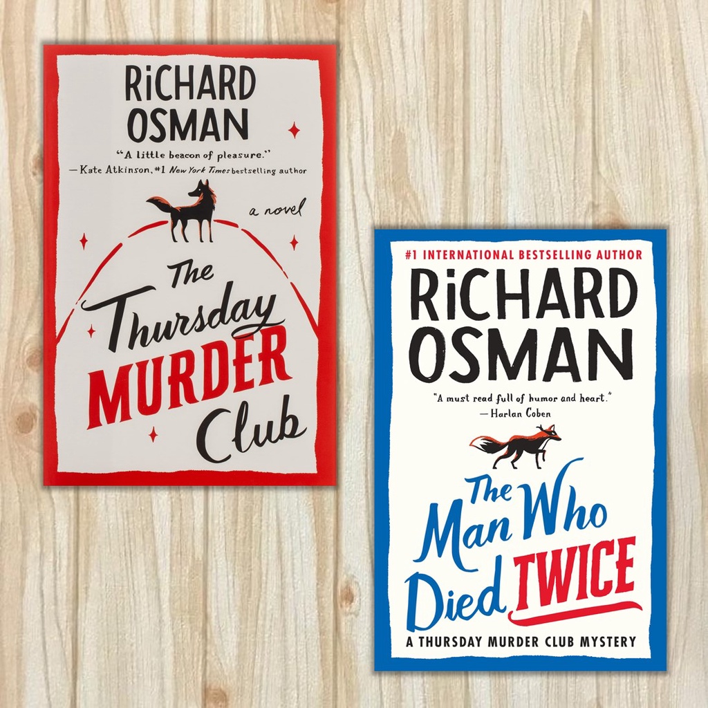 The Thursday Murder Club &amp; The Man Who Died Twice - Richard Osman (English) - bagus.bookstore