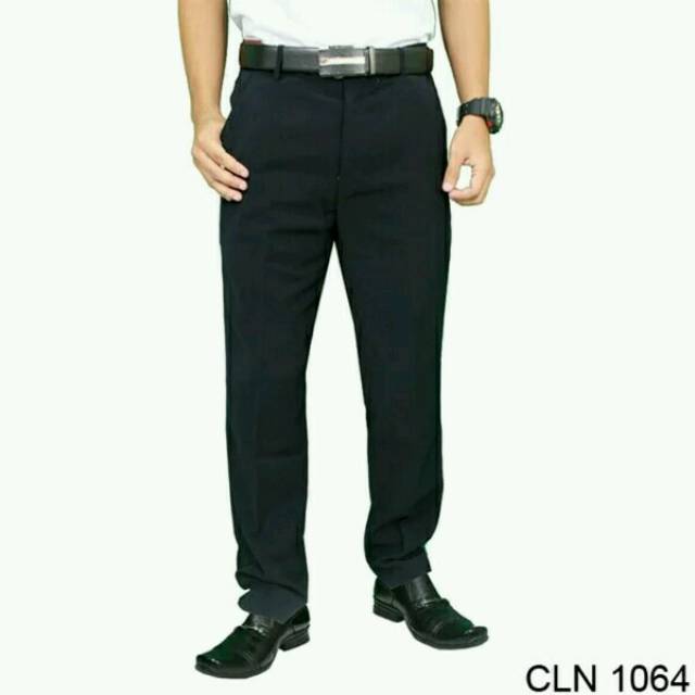 Ars - celana formal pria kerja standart kantor bahan kain teflon size 27 - 38 murah adem nyaman