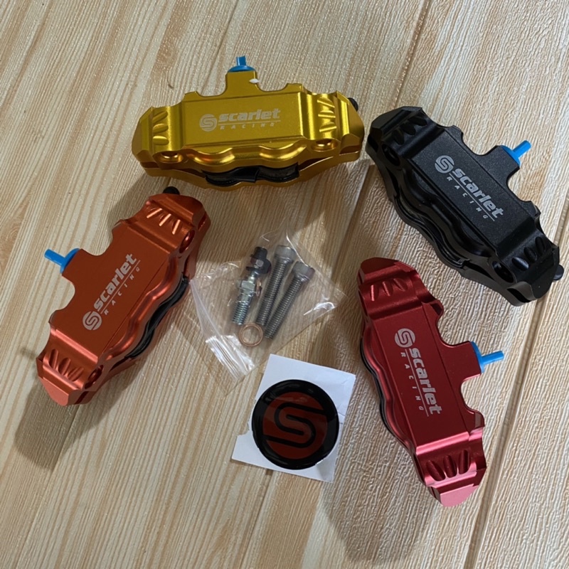 caliper kaliper scarlet radial 4 piston bukan bgm gscooter stage6