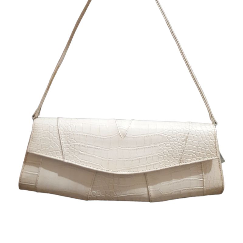 SHOULDER BAG/CLUTCH CROCO/TAS PESTA