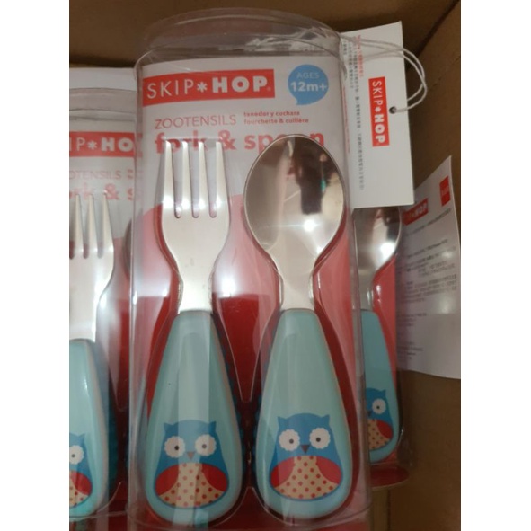 ORIGINAL SKIP HOP Zoo Utensil / Set sendok Garpu Skiphop