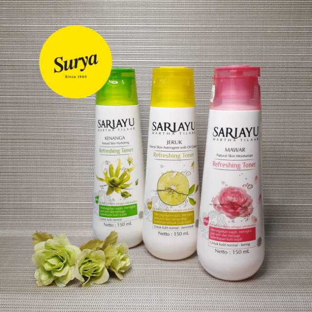 Sariayu Refreshing Toner plus ekstrak gardenia