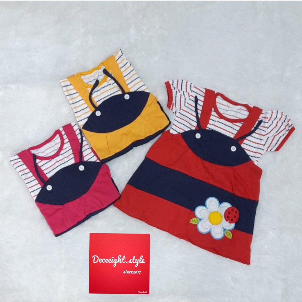 DC JUMPER BAYI PEREMPUAN KARAKTER BUGS/OVERALL BAYI PEREMPUAN/BAJU JUMPER BAYI PEREMPUAN/DRESS BAYI 