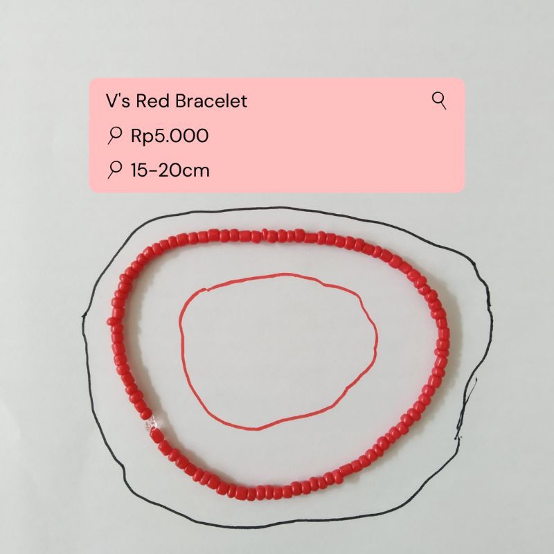 ini gelang V [Taehyung bracelet • V bracelet]