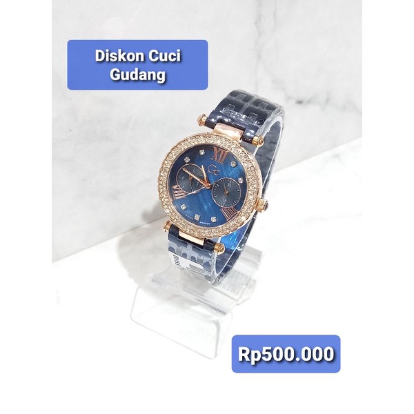 (Toko Ricoh) Jam Tangan Wanita GC Y71007 Biru