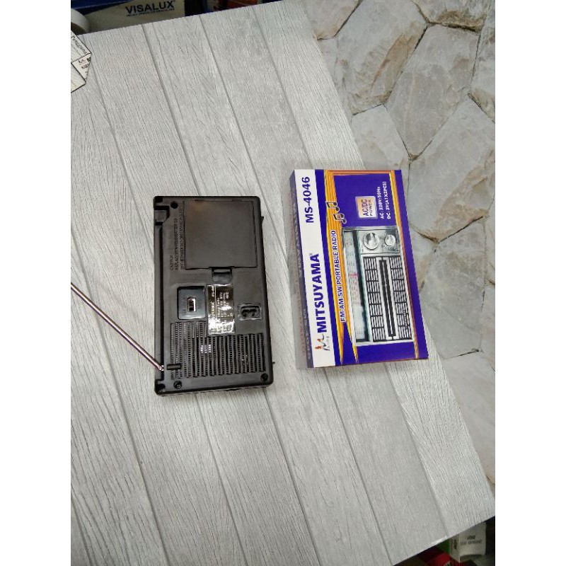 Radio Mitsuyama MS-4046 FM AM SW Portable Radio AC DC/ Radio Jadul Termurah