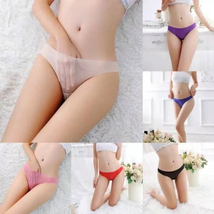 cd 525G-string Thong Seamless Celana dalam sexy Gstring Transparan 6863