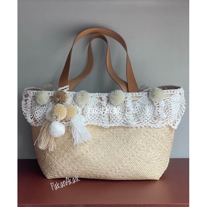 Tas Bali / Tas Rotan / Tas Etnik / Tas Wanita / Tote Bag