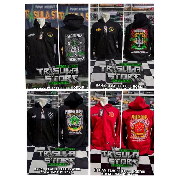 jaket pagar nusa full bordir termurah