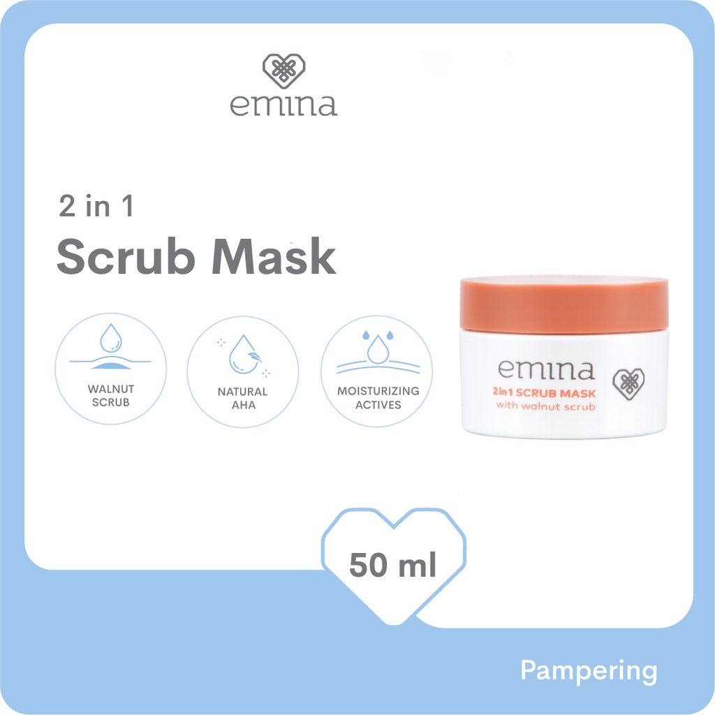 EMINA Scrub Mask 2in1 50mL