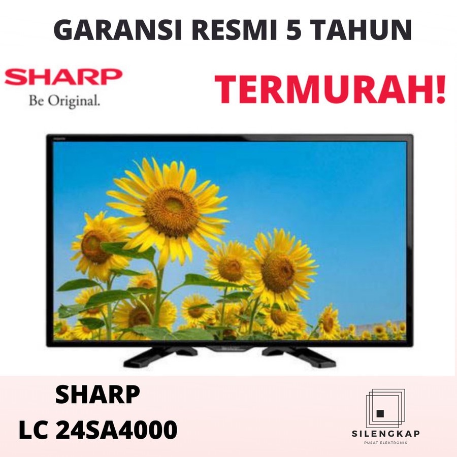 TV LED SHARP 24 INCHI LC24SA4000 GARANSI RESMI TERMURAH