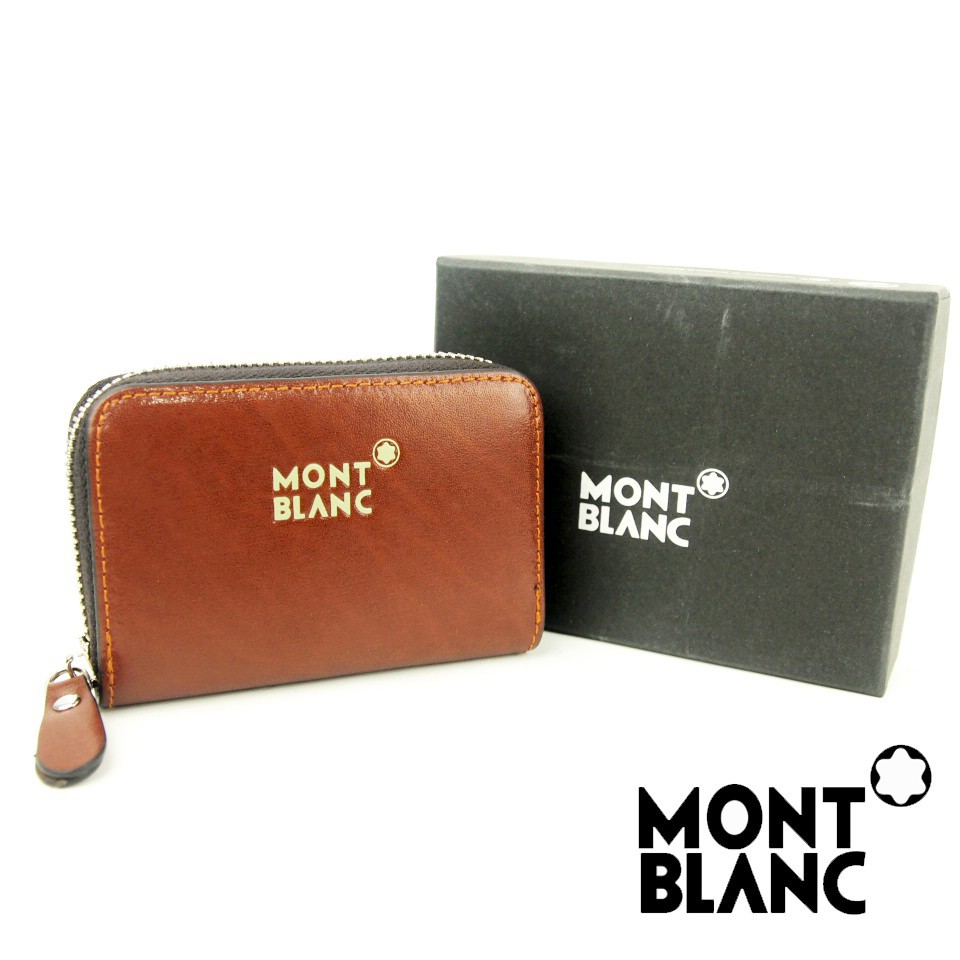 FREE ONGKIR Paling Murah MONTBLANC 1841C.2020 BROWN dompet kartu kecil kulit asli import | Toko