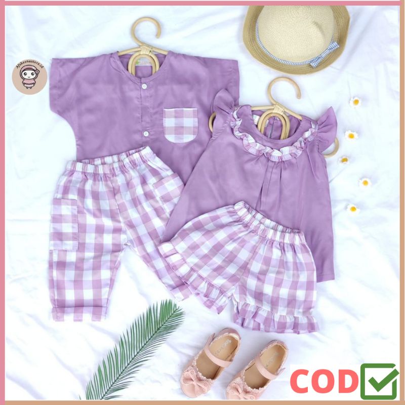 Afsheenastore Setelan Cadi Set By Little Aruma