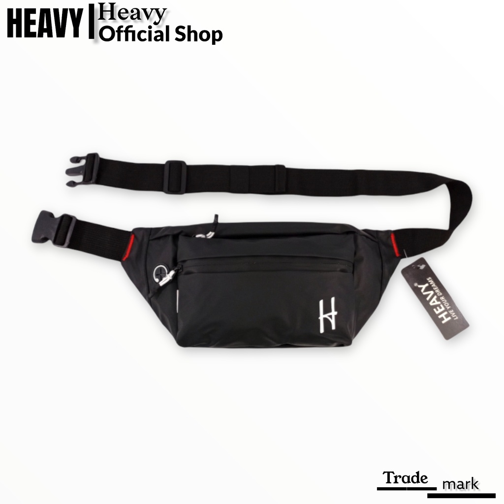 [HEAVY] Tas Waistbag Heavy pnck-0138 anti air | Tas pria - Tas Pinggang