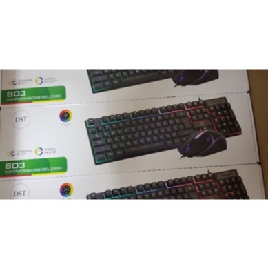 Paket Keyboard and mouse rgb gaming
