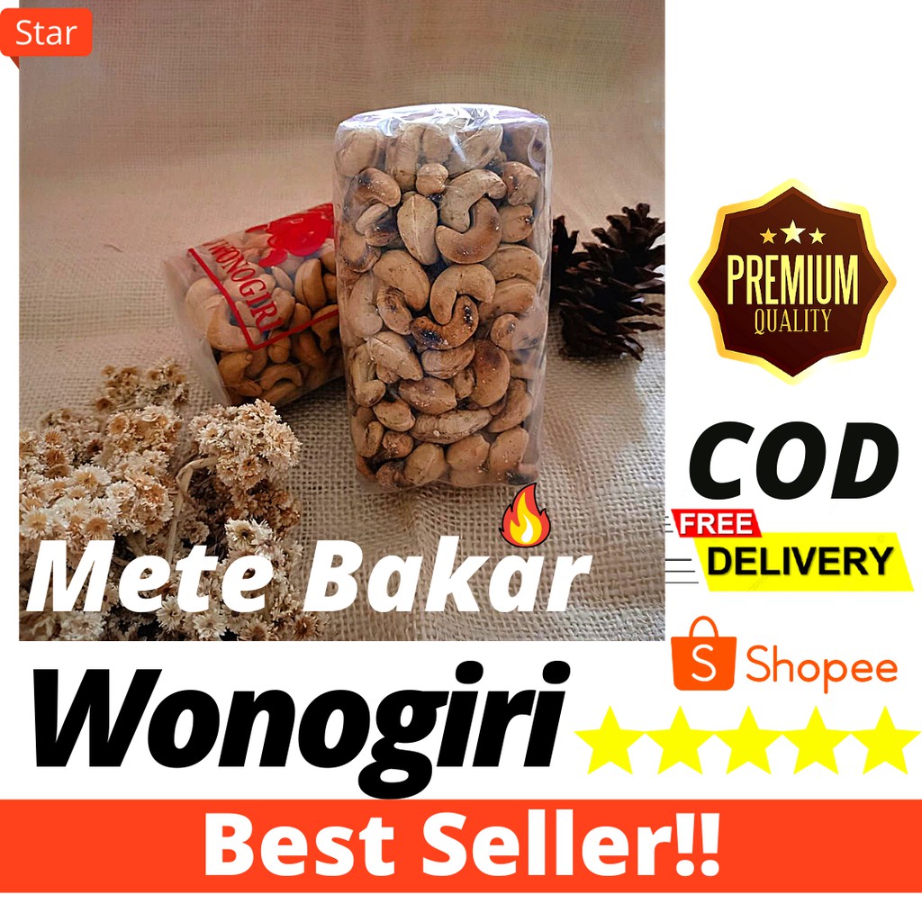 

Promo (COD) Kacang Mete Mente Mede Bakar Super Asli Wonogiri 1 Kg