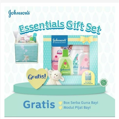 Johnson's Essentials Baby Gift Set Paket Kado Kelahiran Bayi