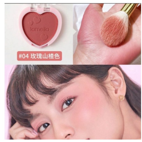 LAMEILA Blush on 4 Colours Love Palette Blusher HK 5107