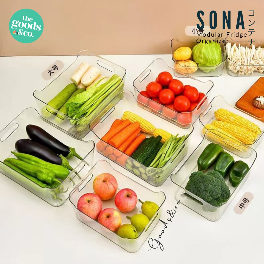 Tempat Penyimpan Makanan Kulkas Food Container Organizer Kulkas Penyimpanan Kulkas