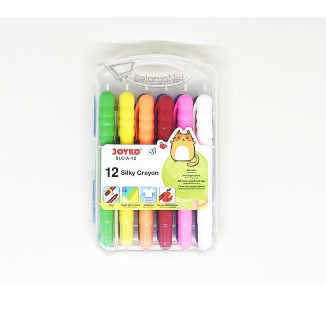 

Recomend Silky Crayon Krayon Halus Joyko SLC-A-12 Warna Colors .,