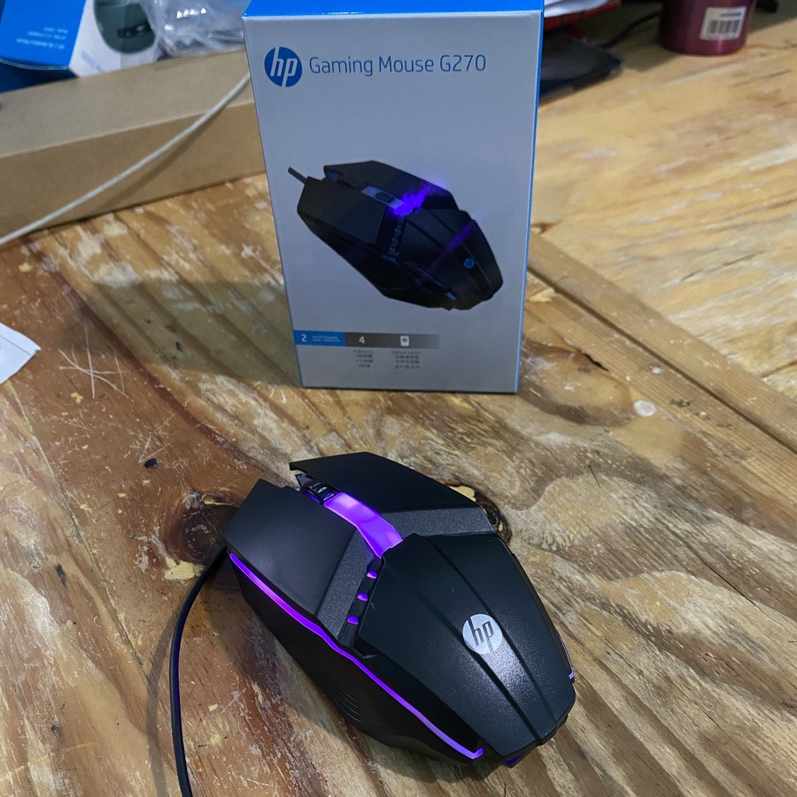 Mouse Gaming HP G270 Wired With LED Backlight RGB