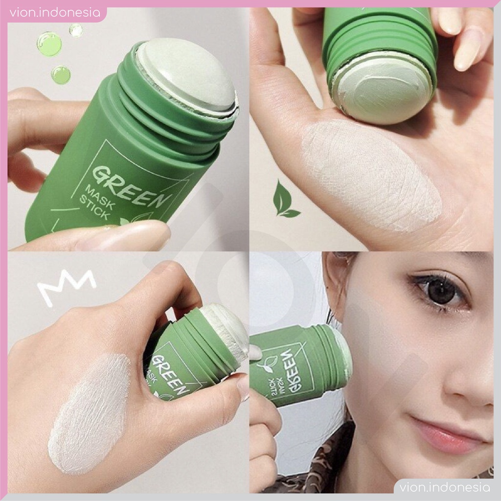 MEIDIAN Green Tea Eggplant Stick Mask Cleansing Clay Masker Wajah Komedo Skincare Stik Acne Jerawat XX003