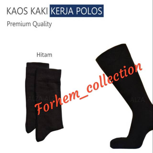 Termurah Kaos kaki kerja pria polos hitam