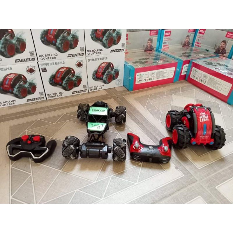 MOBIL REMOTE CONTROL ROLLING STUNT CAR 2.4 GHZ 2 SPEED kado ultah mainan anak laki