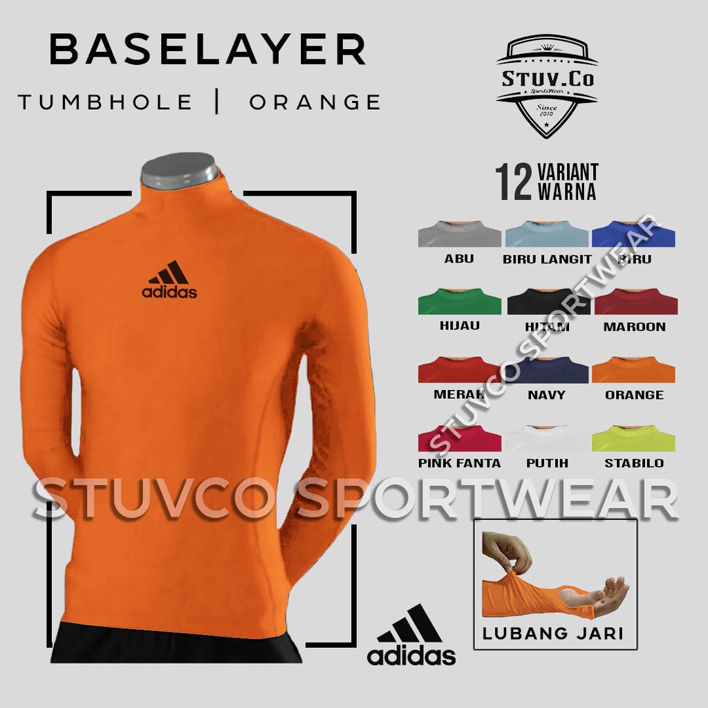 BASELAYER LONGSLEEVE THUMBOLE LENGAN PANJANG JARI DALEMAN DIVING LARI SEPEDA OLAHRAGA PRIA WANITA KEREN